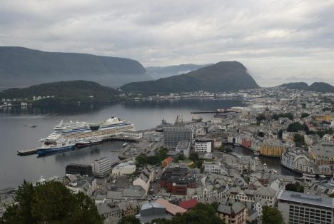 Alesund Panorama von oben