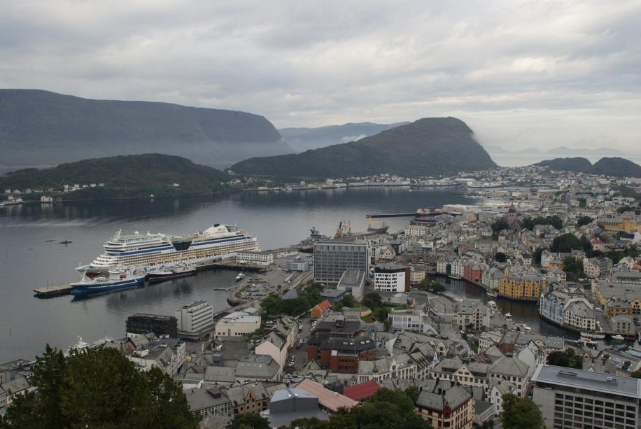 Alesund Panorama von oben