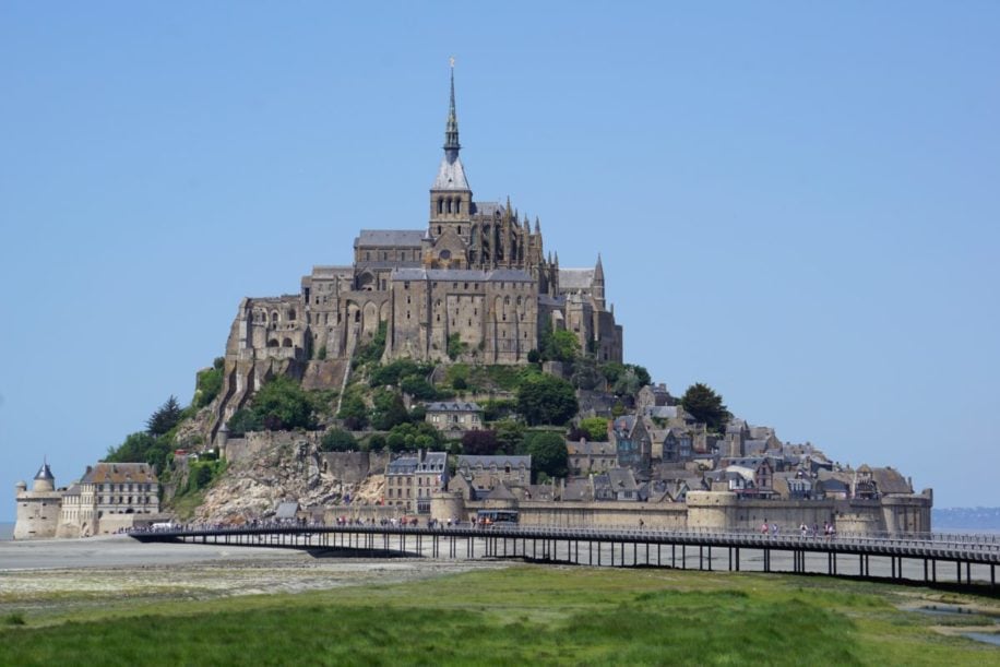 Le Mont Saint Michel mit AIDAvita Le Havre Ausflug Frankreich Insel Klosterberg Normandie